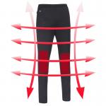 2 Heat Zones Heated Thermal Pants Elastic Waist Quick Dry for sale