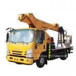 I SUZU Single Row  Telescopic Arm High-altitude Work Vehicle With Small Flying Arm   	aerial Platform Truck for sale