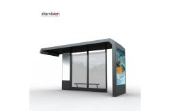 China Easy Installation Smart Bus Shelter Integrate Advertising For Urban City supplier