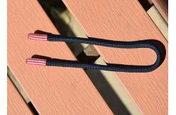 China Long 31cm Garments Polyester Drawstring Cord With Custom Knitting Endings supplier