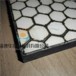 92% 95% Alumina Ceramic Rubber Composite Liner Board High Hardness for sale