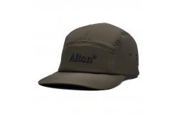 China Cotton / Nylon / Polyester 5 Panel Camper Hat With Customized Eyelets supplier