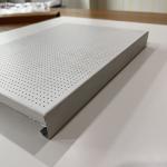 1.0mm Aluminum Metal Ceiling Corrugated Hook On Panel With Standard Perforation for sale