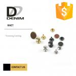 Clothing Rivets Finish 7mm Decorative Brass Rivets for sale