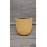 Indoor Decoration Fiber Clay Planter With Texture Surface And No Drainage Holes for sale