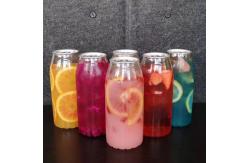 China Clear Plastic Beverage Bottles Can 650ml With Sealing Machine With Logo Customized supplier