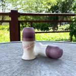 Plastic 75ml Refillable Roll On Bottle Empty Perfume Bottles Deodorant Roller Bottle