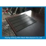 PVC Coated Welded 4mm Heat Treated Metal Security 358 Fence With Barbed Wire