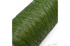 China Synthetic Artificial Grass Yarn Polypropylene Thread 8000Dtex Fibrillated supplier