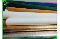 China Anti - Aging Light Texture Washed Kraft Fabric For Hand Bags Raw Material supplier
