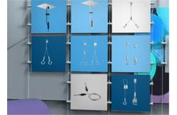 China Aluminum Material Cable Display Components Side Clamps For Conference Rooms supplier