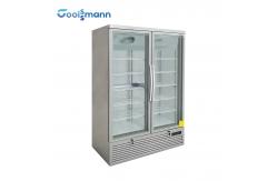 China 360L Vertical Showcase Freezer , Double Insulating Upright Display Freezer supplier