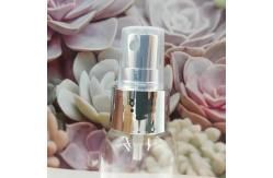 China Shiny Silver Plating Closure Fine Mist Sprayer Pump 24/410 For Perfume supplier