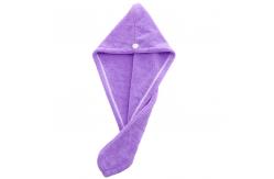 China Coral Fleece Microfiber Hair Towel supplier