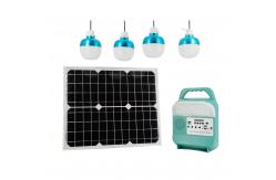 China MultiFunction Solar Lighting Kits Energy Systems With Radio Torch Light supplier