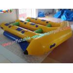 Customized 0.9MM PVC Tarpaulin Inflatable Boat Toys Towable Flyfish For 6 Person Use for sale