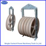 916 X 110mm Overhead Transmission Line Five Sheaves Conductor Stringing Blocks for sale