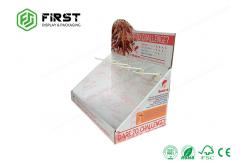 China Custom Recyclable Retail CDU Counter Display Stand Pegs Hooks Cardboard Counter Display supplier