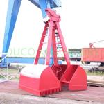 Coal Lifting Bulk Handling 5 Cubic Clamshell Grab Bucket