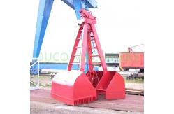 China Coal Lifting Bulk Handling 5 Cubic Clamshell Grab Bucket supplier