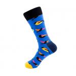 Breathable Trendy Mens Socks / Crew Fancy Dress Socks Funny Cotton Cool Custom Made for sale