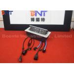 Customized Made Office Desktop Hidden Pop Up Power Sockets CAT6 / HDMI