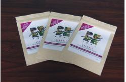 China Custom Kraft Paper Tea Bags Packaging Good Printing with Zipper supplier