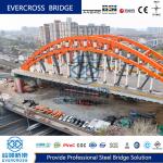 Customizable Steel Arch Bridge Diverse Design Steel Concrete Bridge for sale
