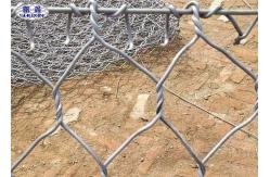China Zinc Coated Weave Wire Mesh Retaining Wall For Creek Slope Projects supplier