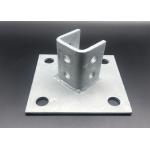 Powder Coated Strut Fitting Post Base Brackets for sale