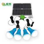 CCC 50000 Hours 435Lum 12V Solar Lighting Kit With Remote Control Mini Solar Panel Battery Lighting Power System for sale