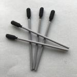 Semiconductor Lint Free Q Tips Black Foam Grey Stick Super Absorbent for sale
