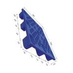 ACM Polypropylene HDPE Plastic Pallet 1000X800 Non Toxic For Warehouse for sale