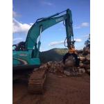 Excavator Attachment Heavy Duty Hydraulic Rock Grab Suitable For 20T 30T Excavator for sale
