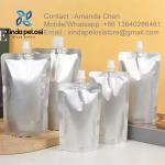 Aluminum Foil Nozzle Bag For Food Packaging Stand Up Pouch For Milk Drinks Milk Tea Jelly Tea for sale