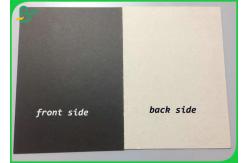 China 2mm 3mm Grey Back Laminated Black Paperboard Recycled For Archives Folders supplier
