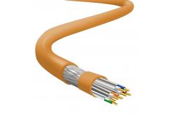 China Cat7A SFTP Shielded Ethernet Cable 1000MHz 10Gbps, 23AWG Pure Copper for Data Center supplier