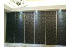 China Sliding Movable Office Acoustic Room Dividers with Aluminium Track Melamine Surface supplier