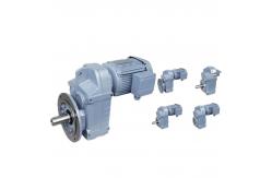 China Custom Hollow Shaft Helical Gearbox Speed Reducer With Inline Torque Arm supplier
