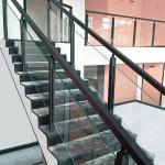 Home Aluminum Staircase Handrail Rustproof Aluminum Step Railing for sale