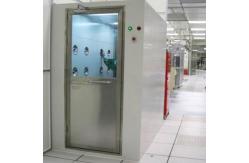 China Cold Rolled Plate Cleanroom Air Shower Automatic Single / Double Door supplier