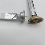 Customized Capacity Silver Cylinder Aerosol Bag On Valve With Leak Proof Plastic for sale