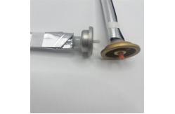 China Customized Capacity Silver Cylinder Aerosol Bag On Valve With Leak Proof Plastic supplier