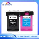 Ink Cartridge 3YM81AL 3YM80AL 667XL 667 For HP DeskJet Ink Advantage 1275 2374 2375 2376 2775 2776, Plus 6475 6476, DeskJet Plus Ink Advantage 6075 Printer for sale