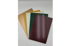 China Polyester Coating Mirror ACP Sheet 2440mm Length Silver Colour Fire Rated supplier