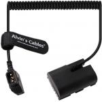 E6 Dummy Battery To D-Tap Coiled Cable For Canon-R5C Alvin'S Cables for sale