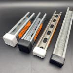 Custom Virous Color PVC Rubber 41x41 41x21 Unistrut Channel End Caps for sale