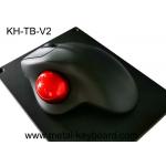 Resin Trackball With Black Metal Mounted Panel , Industrial Computer Mouse for sale