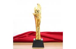 China Resin height 280mm Custom Engraved Trophy for Sports Game Winners supplier