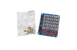 China 8 LED Indicator 4 4 Matrix Keypad Module 4 Independent Keyboard supplier